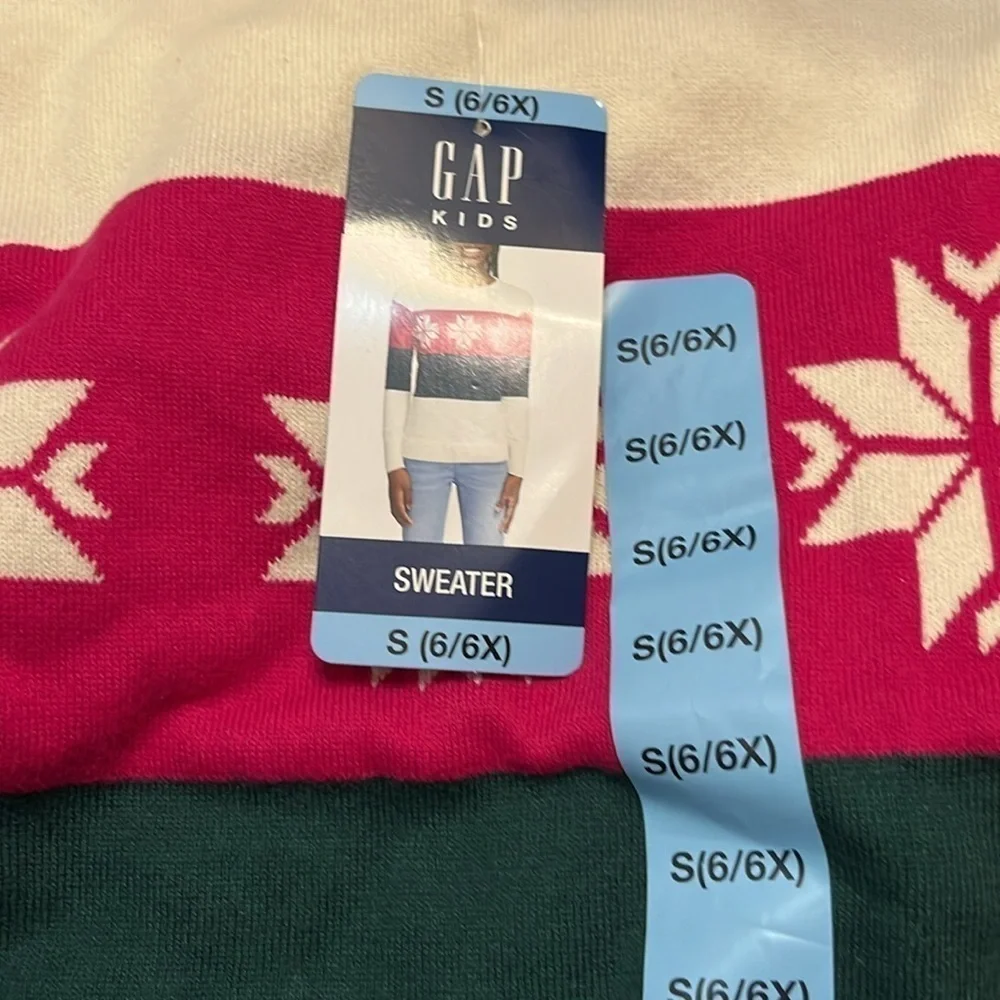 NWT GAP Kids Girl's Soft Knit Crewneck Long Sleeve Fashion Sweater